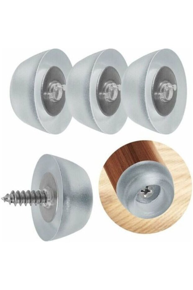 A set of 24 screw-in rubber leg pads - silicone chair leg pads - anti-slip mats, protect furniture - moisture-proof.