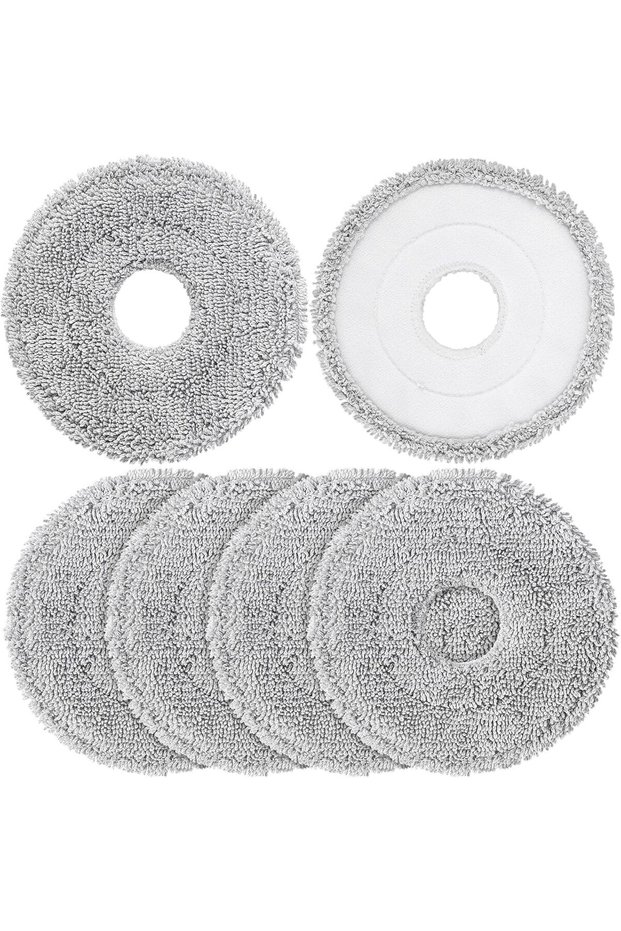 Mop Pads for Dreame L10 L10S L20 L30 L40 L50 Ultra X30 X40 X50 Prime ECOVACS T3OS T50 Mova P10 P50 Robot Vacuum Cleaners 6-Pack