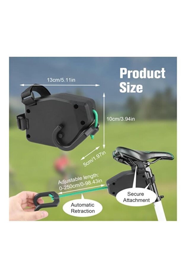 2.5-meter bicycle tow bar - telescopic - suitable for children's bicycles - easy to tow