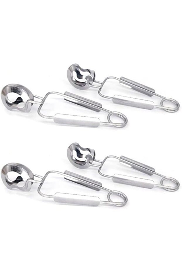 4 Stainless Steel Snail Clip Set for Kitchen Use
