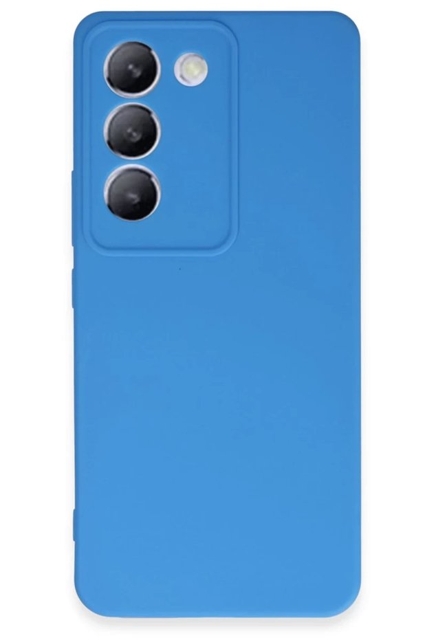 حافظة فيفو V30 لايت 4G سيليكون أولى - أزرق