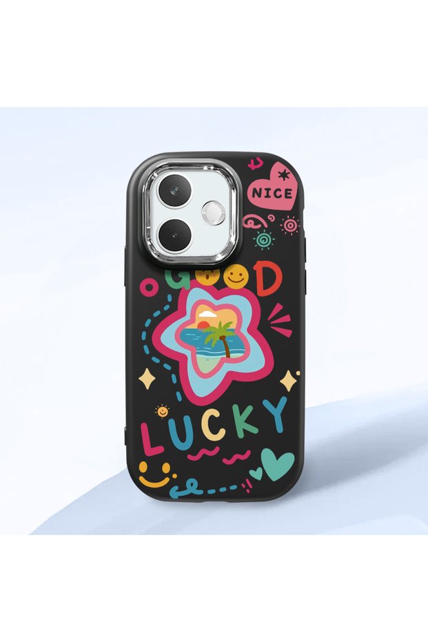 Oppo A5 Pro 5g Compatible Case Camera Protector Black Silicone Couple Phone Case Heart Pattern