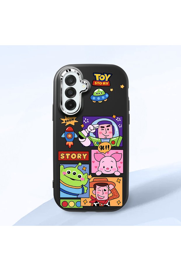 Samsung Galaxy A26 Compatible Black Silicone Case with Shock-Absorbing Camera Protections