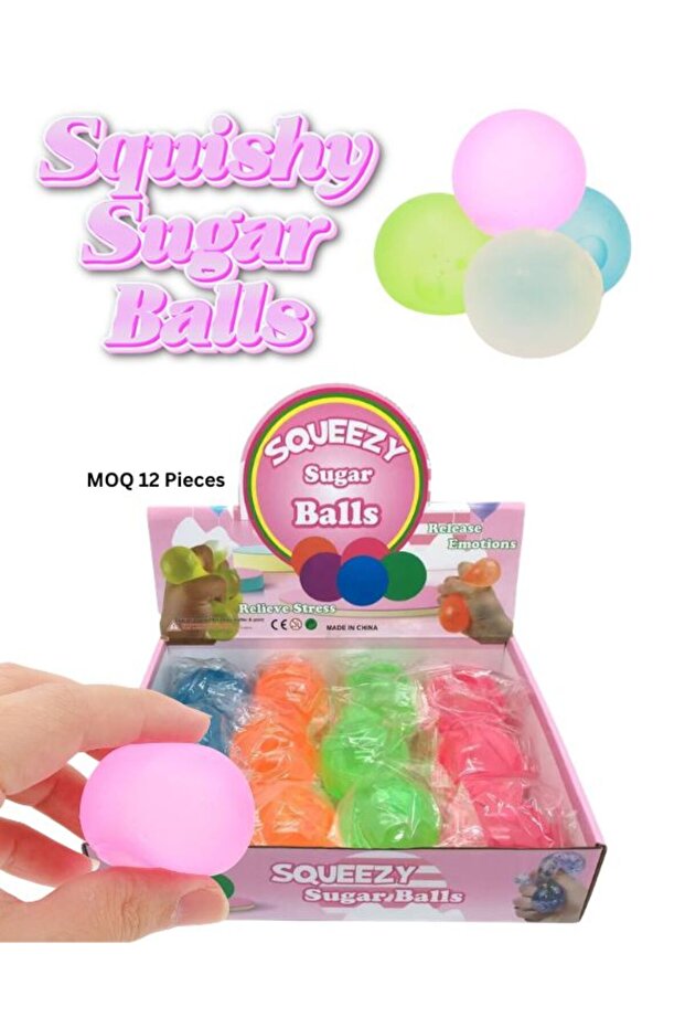 2.5″ Sugar Stress Balls (MOQ 12)