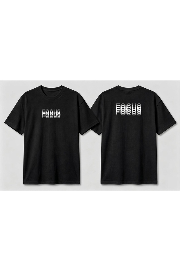 Focus Front and Back Printed T-Shirt