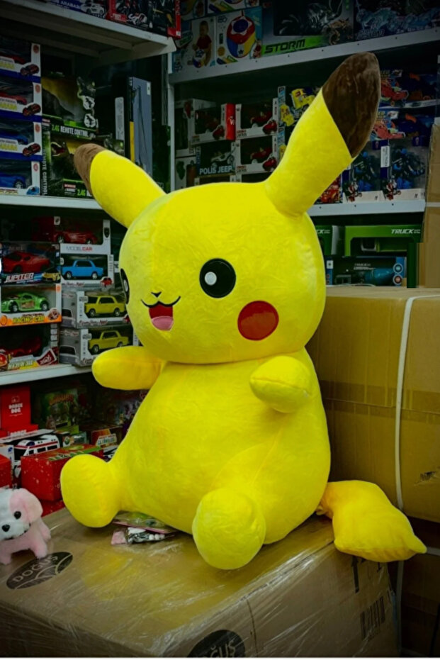 DEV PIKAÇHU İTHAL PELUŞ 65 CM