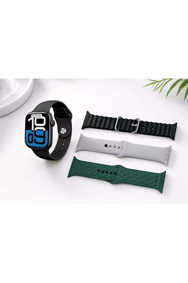Multi-Function M59 Bluetooth Smartwatch – AI Voice, 3D Menu & Stylish Watch Faces