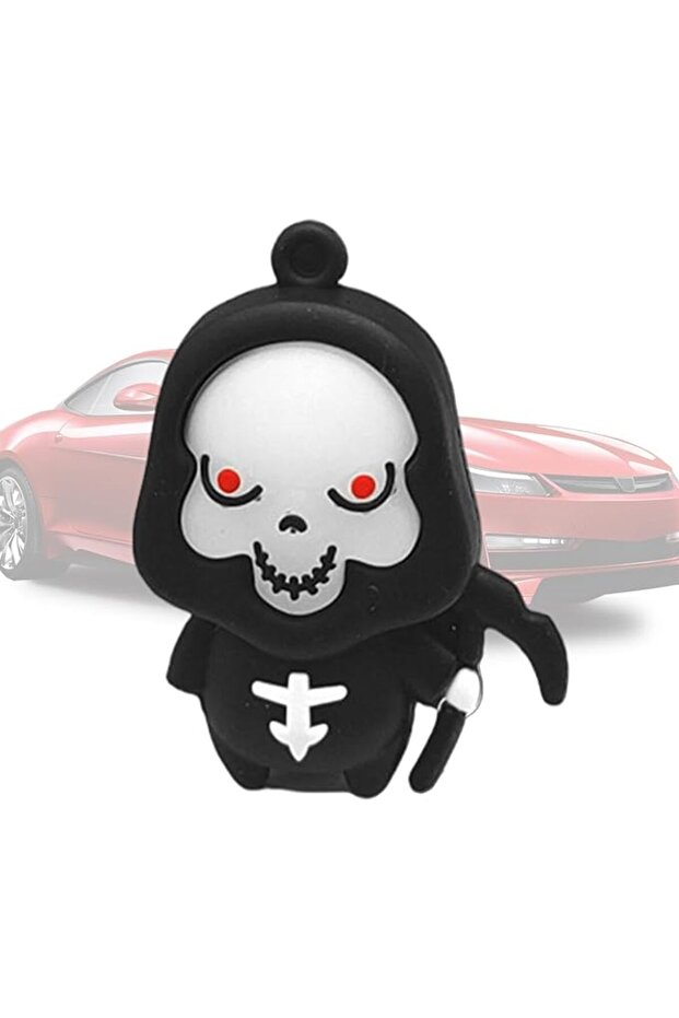 Skull Air Vent Clips Car Accessories Skull Shape Adjustable Refillable | Ghost Perfume Diffuser Vent