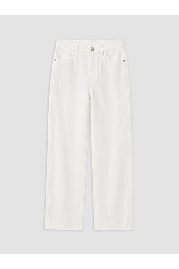 Esvab • Modern & Distinctive High Waist Straight Fit Women's Jean Pants