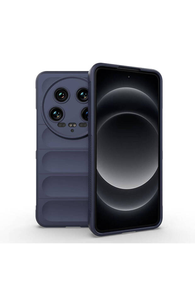 Xiaomi Mi 14 Ultra Case with Camera Protection, Flexible Silicone and Finger Strip