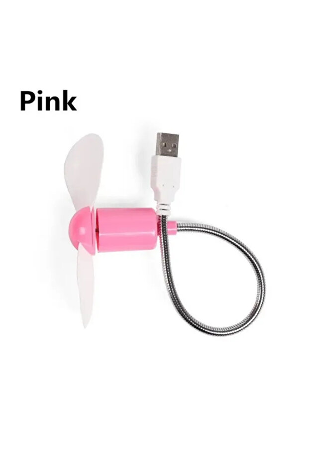 Pink 1Pc USB Snake shaped Notebook Fan USB Fan Mini Fan USB Small Fan Computer Phone Fan