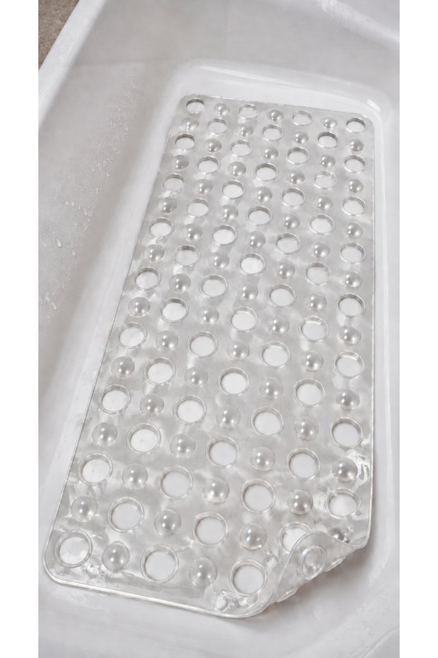 38X69 cm Non-Slip Bath Mat with Suction Cups for Shower Cabin and Inside the Bathtub