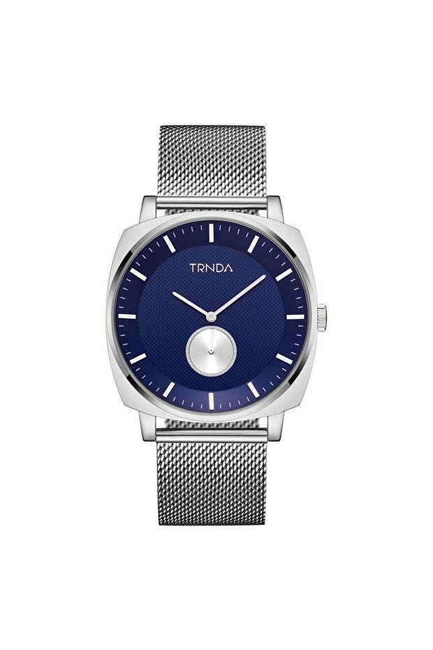 Men's Stainless Steel Watch, Blue Dial | Trn-Sq45-Sl
