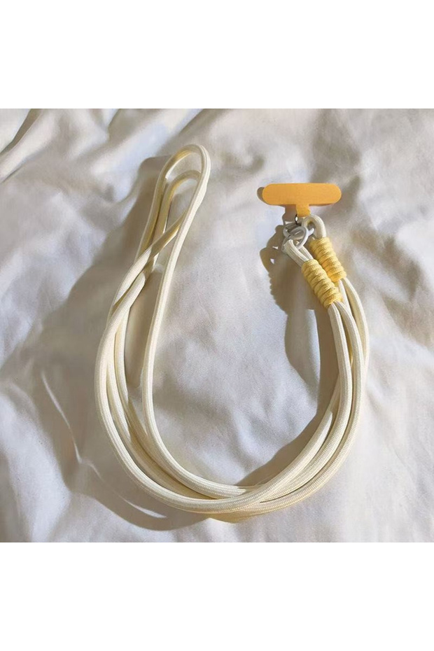 yellow Multicolour Cute Crossbody Lanyard Strap Chain For Phone Case Cover Climbing Anti-lost Securi