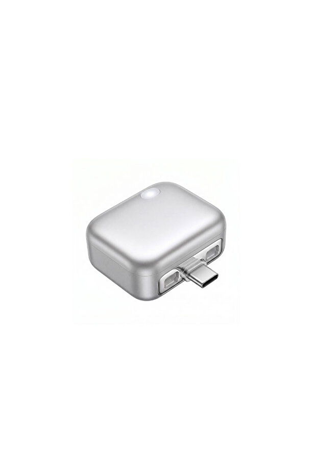 Silver 140W Fast Charging Type C Adapter, Auto-Unplug Function Night charging Overcharge Protection