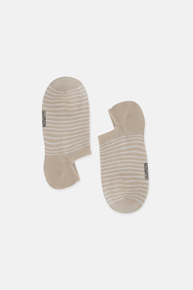 Çizgili Sneaker Çorap