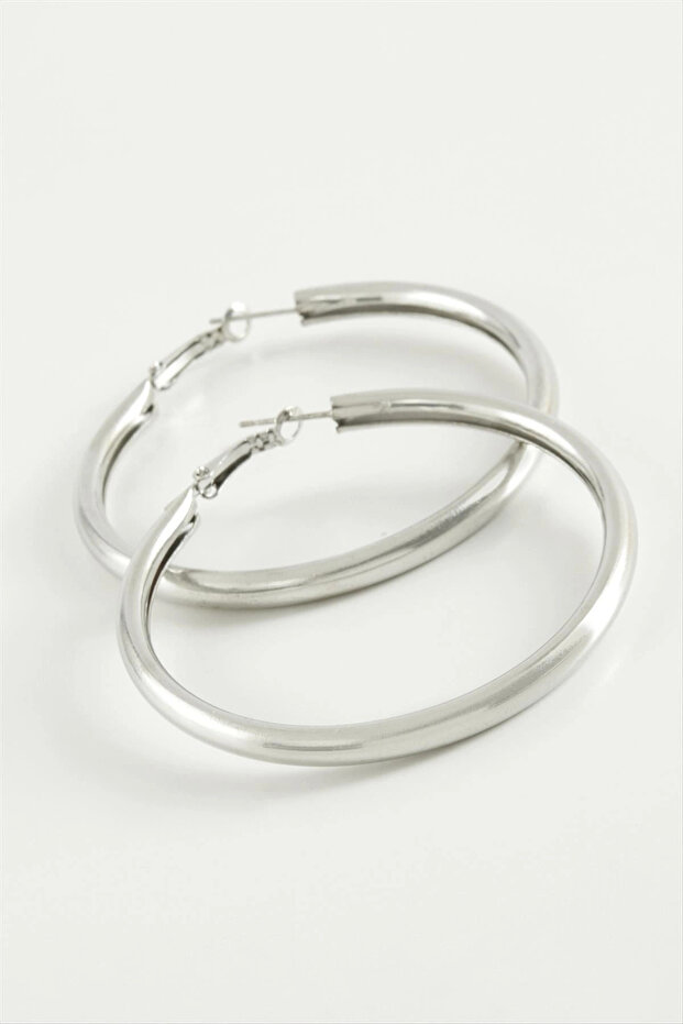 Pipe Hoop Earring 5.5 cm