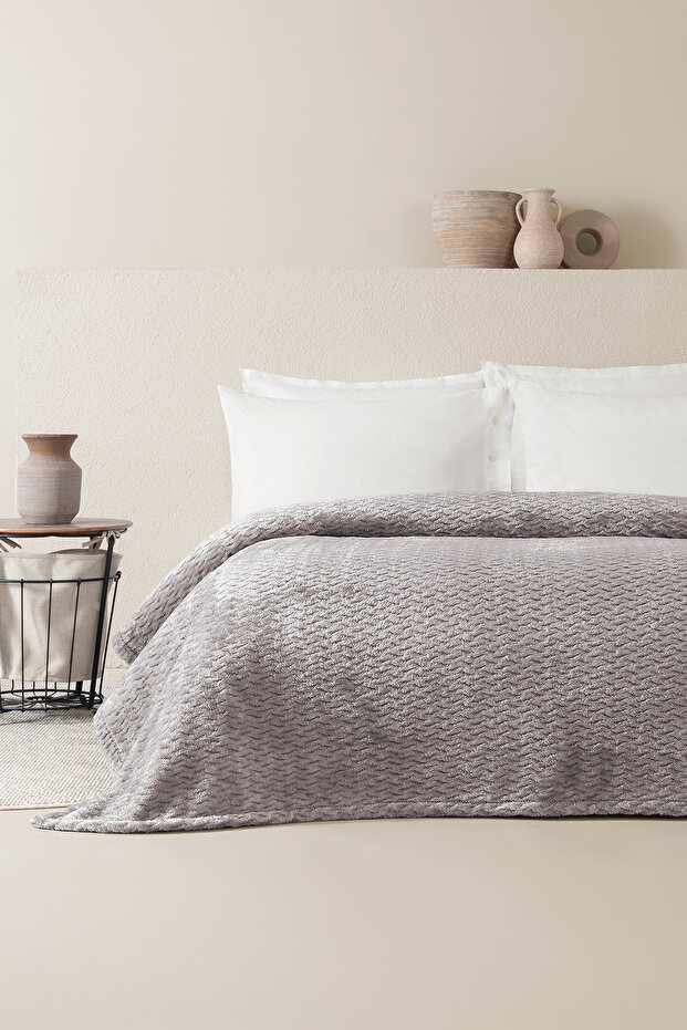 Carsten Wellsoft Single Blanket - Mink