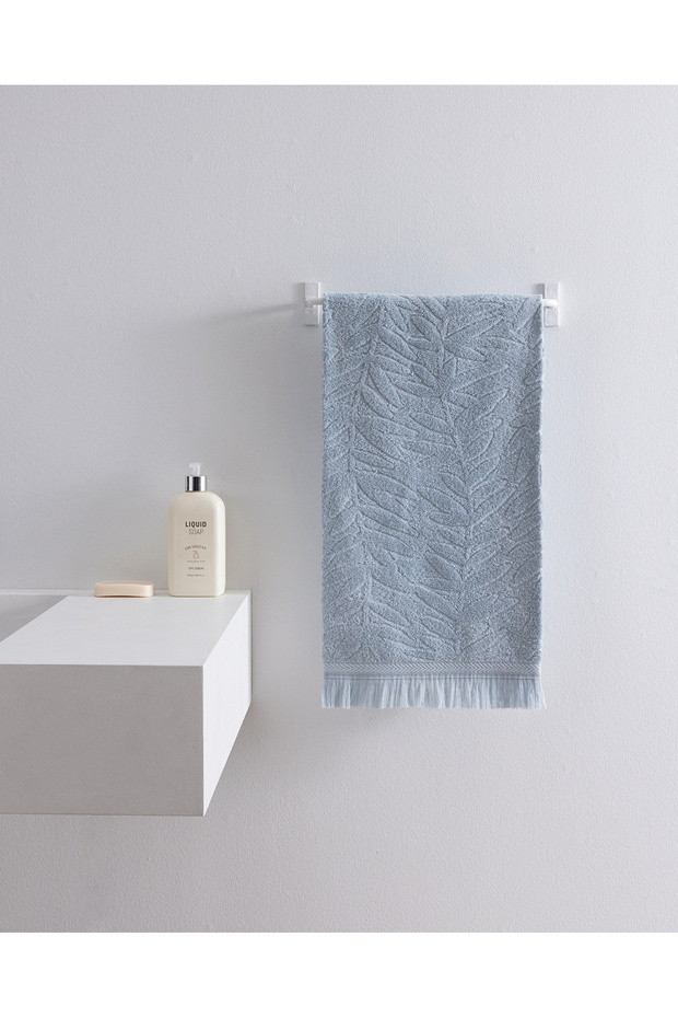 Aurole 100% Cotton Face Towel - Blue - 50X70 cm