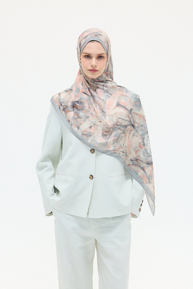 Elora Rami Shawl - Gray