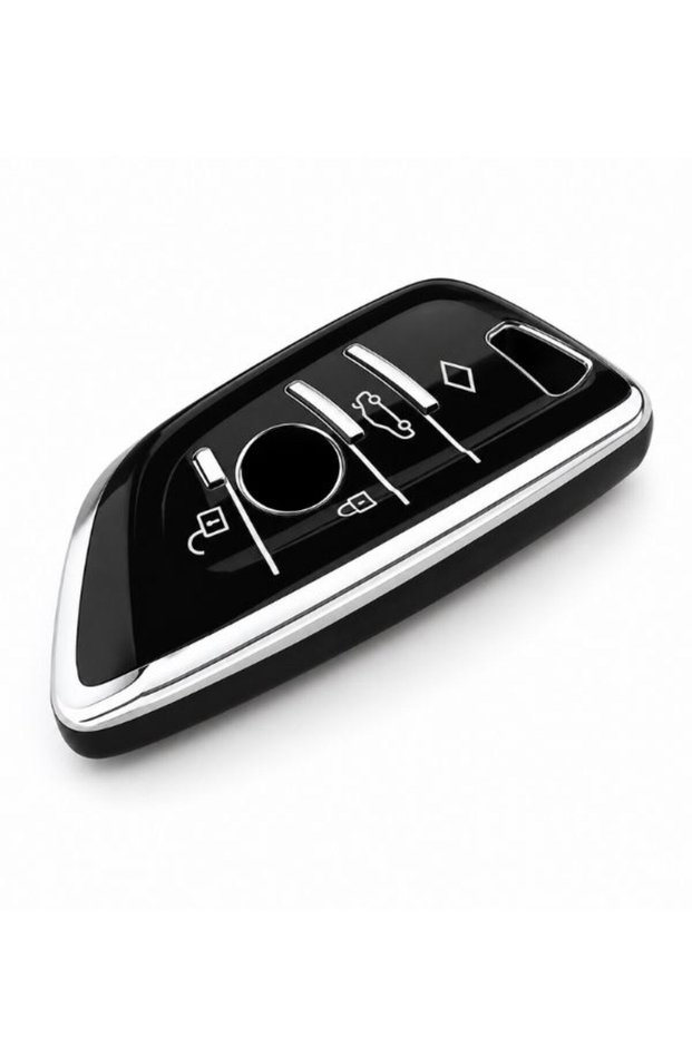 Bmw F40 F44 G20 G22 G30 X1 X3 G01 Black‑Silver Key Case Cover – Stylish Silicone Protection