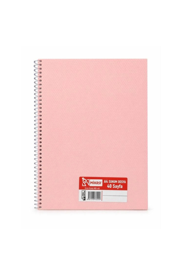 Md-40 A4 Spiral 40-Piece Presentation Folder