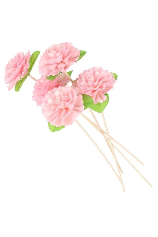 Aromatherapy Diffuser Reed Flowers Decorative Rattan Sticks for Home and Office Scented Oil Diffuser Refill 10 Inch Aromatic Flower Sticks Set