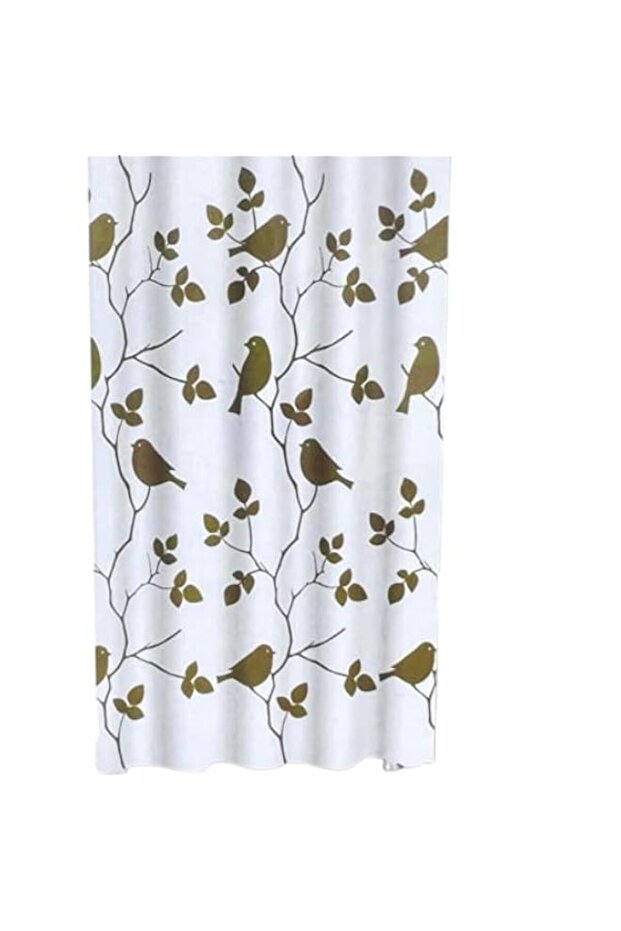 Shower Curtain for Bathroom 178x183CM with 12 PCS Plastic Hooks – Waterproof, Mold-Resistant, Premium Quality