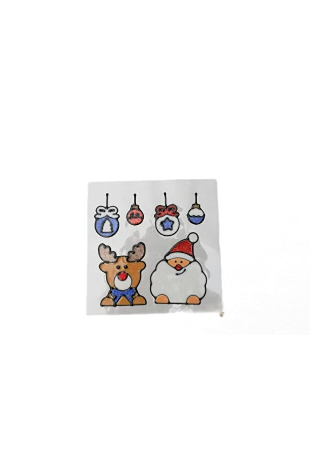 Daiso Window Stickers (Characters, Letters) Santa