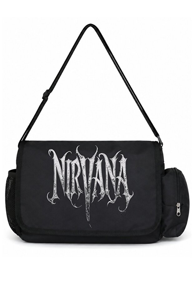 Nirvana Rock Metal Music Band Printed Unisex School, Sports, Office Multi-Purpose Messenger Bag