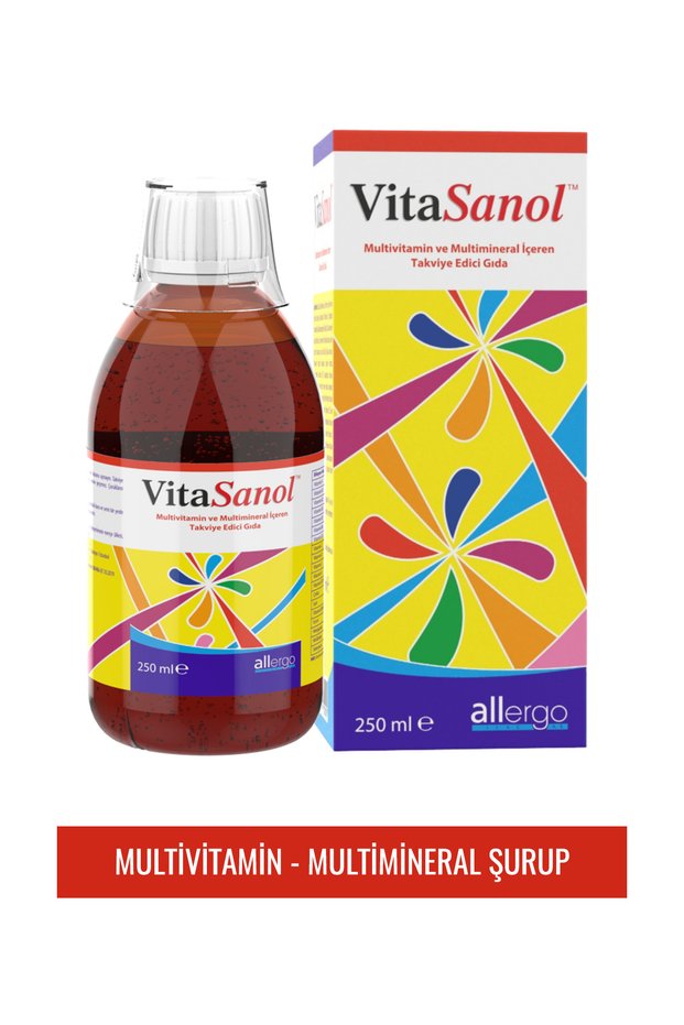 Vitasanol Multivitamin-Multimineral Syrup 250 ml