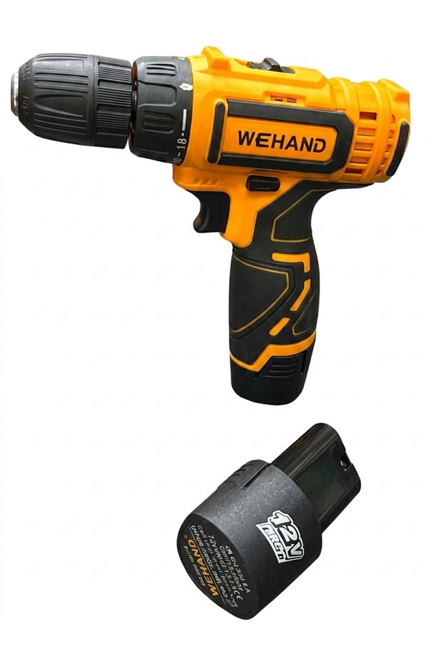 12V Cordless Drill with Battery