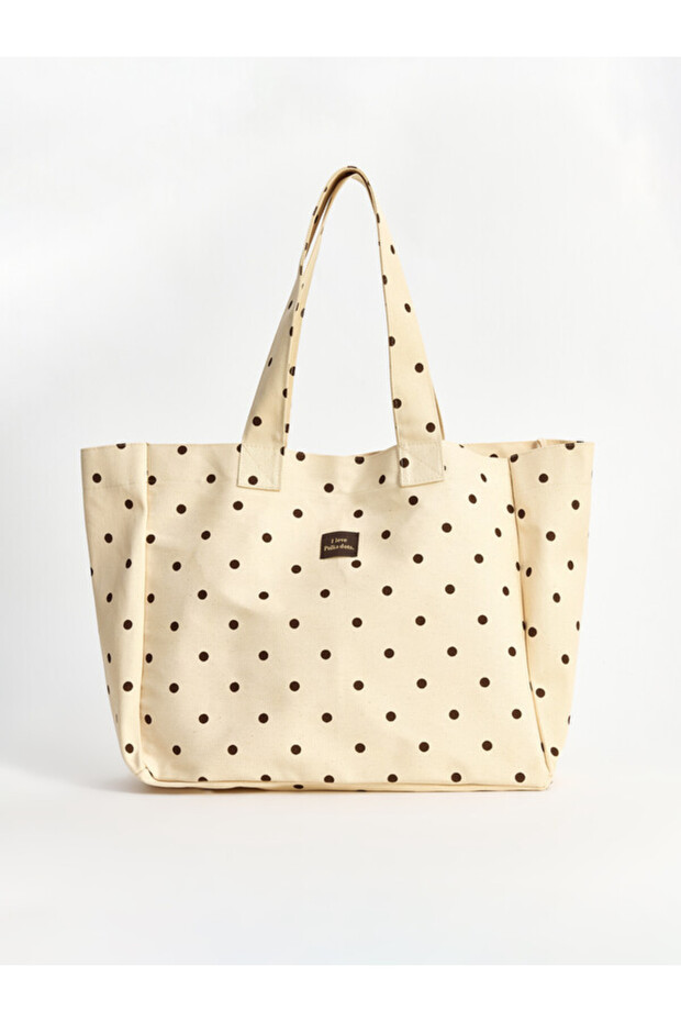 Women's Shoulder Bag with Polka Dot Embroidery for Style Enthusiasts from Uzg Store