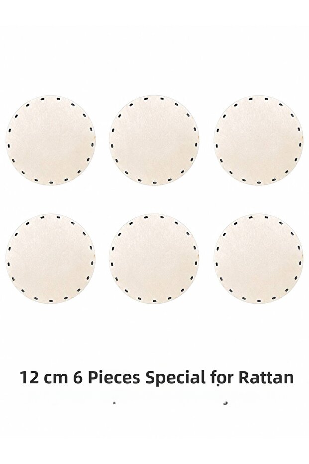 6 Pieces 12 cm Birch Plywood Rattan 4 mm Water Resistant 1. Class