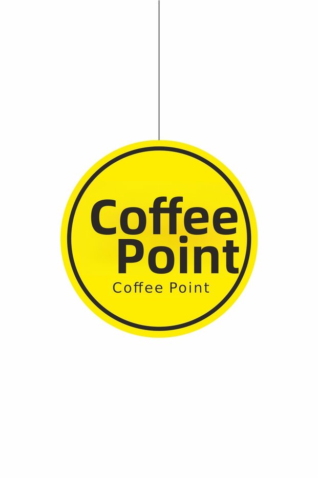Coffee Point Store Workplace Shop Office Warning Sign Poster 30X30Cm Size