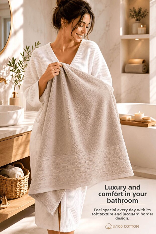 Bath Towel 90X150 cm Linea Collection 650 Gr
