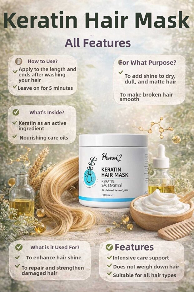 Homm Life Keratin Hair Mask