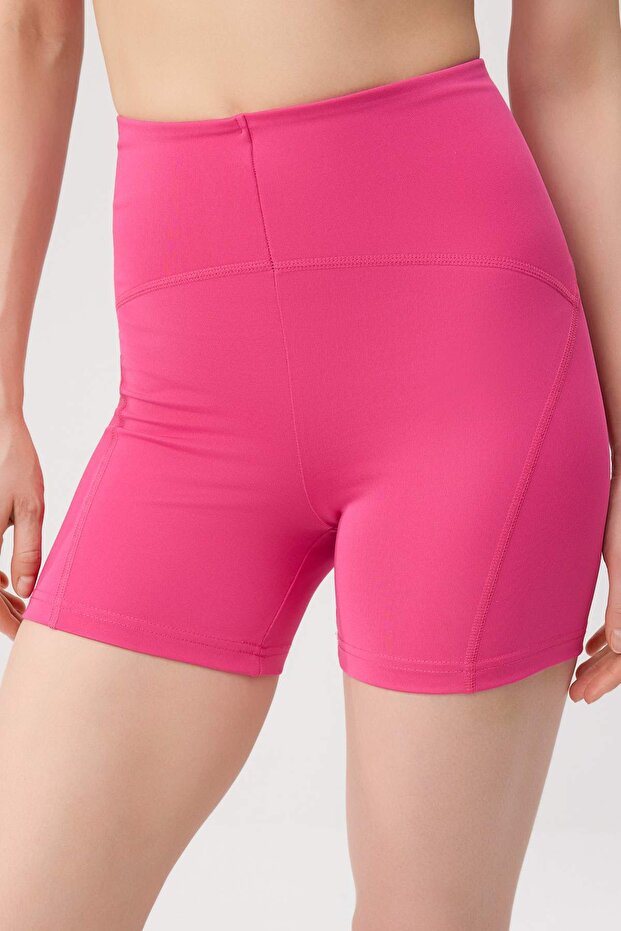 Koyu Pembe Dalgıç/Scuba Tayt Spor Tayt TWOSS21SR0545 - 3