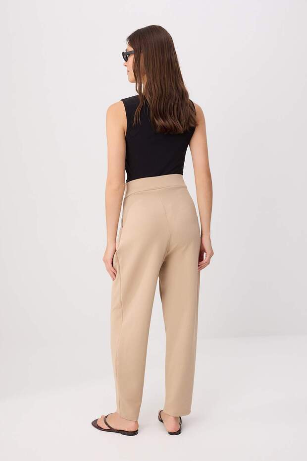 Taş Havuç Kalıp Örme Pantolon TWOAW26PL00017 - 4