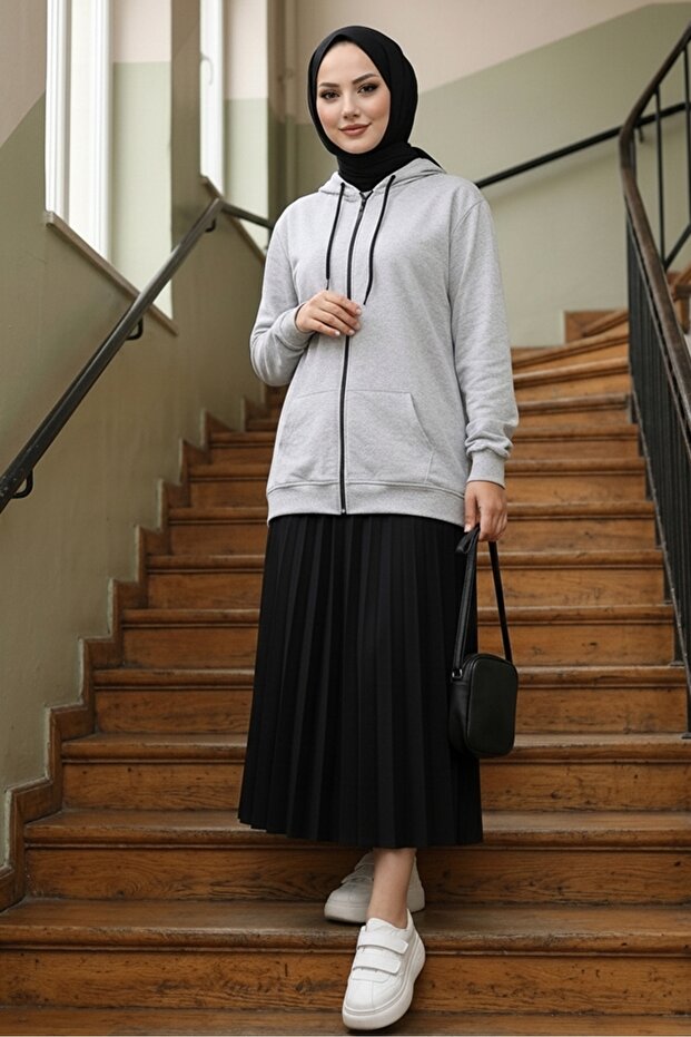 Ahlin Hooded Sweat 1101 - Gray