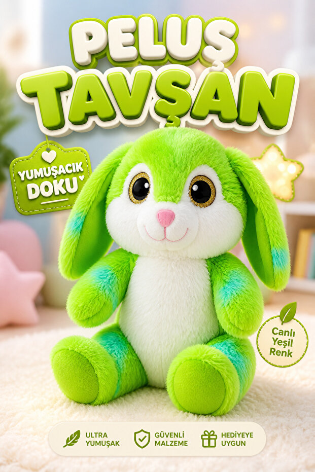 Cute Plush Rabbit 25 cm – Sleep & Play Companion