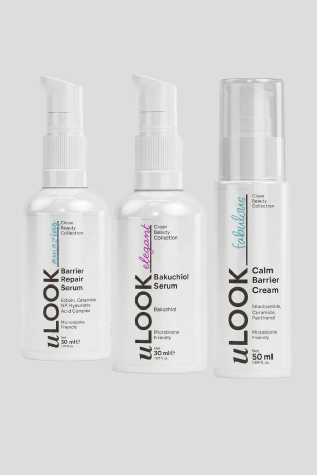 Relax Skin Set 3-Pack – Bakuchiol Serum + Barrier Repair Serum + Calm Barrier Cream