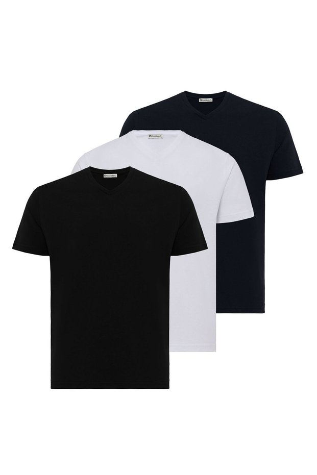 3-pack basic v-neck t-shirt