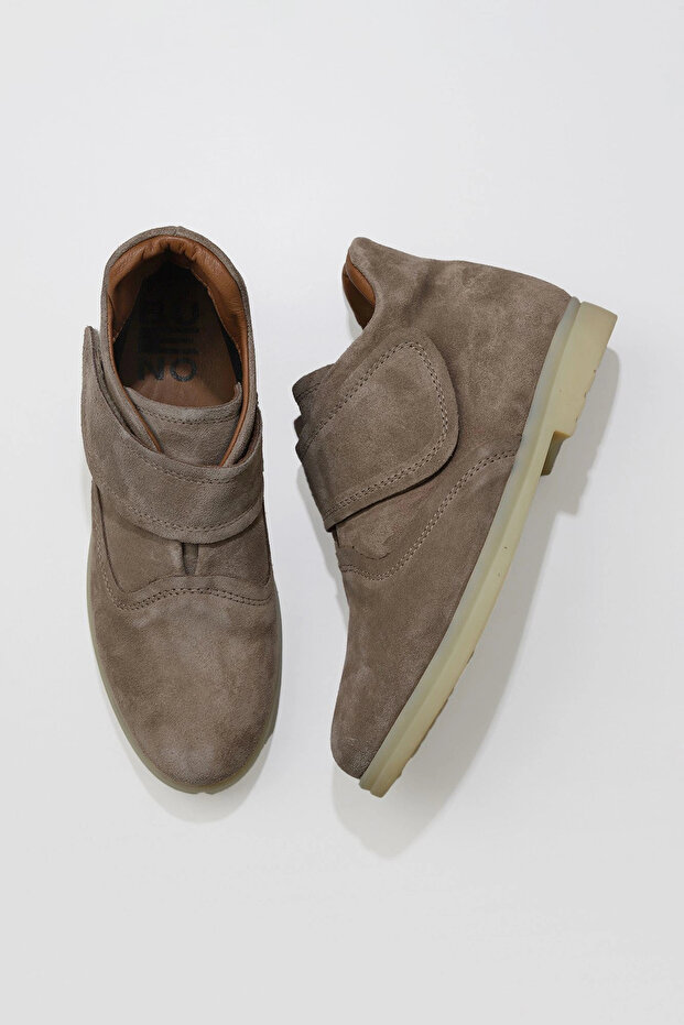Mink Suede Women's Flat Boots 01Wt3312
