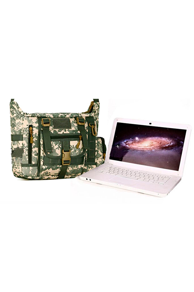Geantă messenger (camuflaj-gri) - 4