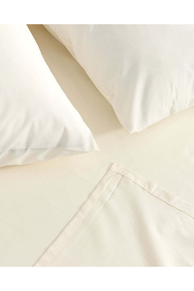 Grey 3-Piece Solid Flat Sheet (Double Size) - 6