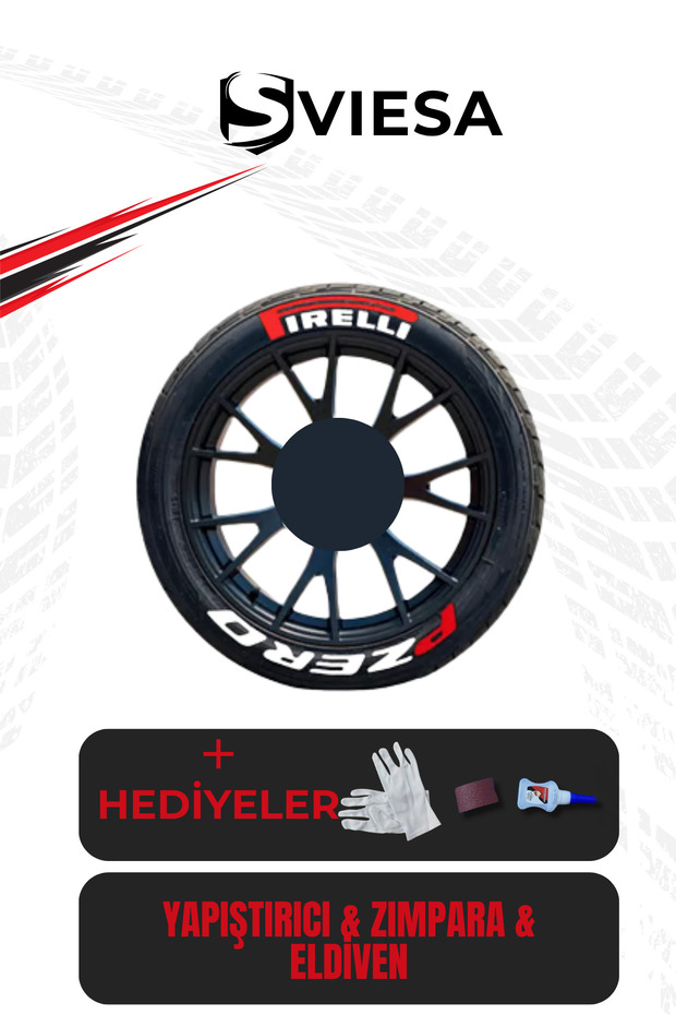 Motorcycle and Automobile Vehicle 3D Auto Tire Lettering Sticker Emblem Set