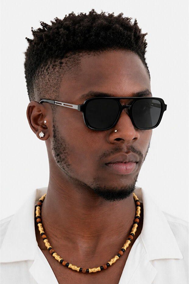 Berlin Unisex Sunglasses Metal Frame with Handle High Quality