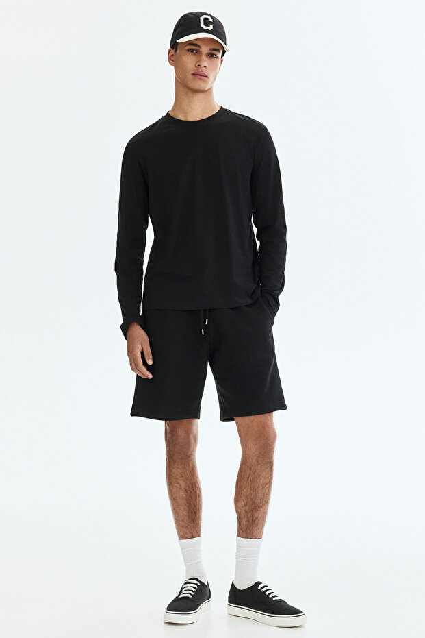 Sweatshirt Şort Regular Fit