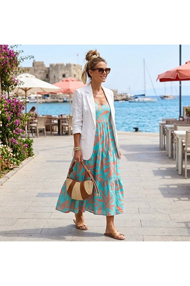 Croissant Style Straw Bag Hand and Shoulder Bag